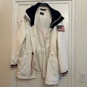 Polo by Ralph Lauren White Tokyo Olympics closing ceremonies Performance Jacket
